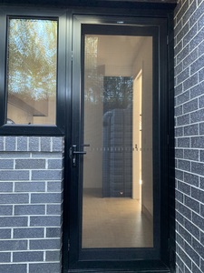 Black Powder Coated 316 Stainless Steel Security <b>Mesh</b> Anti Theft <b>Screen</b> Metal Wire <b>Mesh</b> for <b>Door</b> Window Protection - Product Image 4