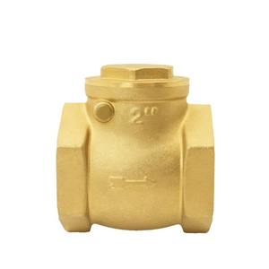 Vanne de retenue horizontale en laiton à filetage interne à 4 points Tangke, épaissie, anti-retour, à simple sens de circulation, vanne d'arrêt de tuyau d'eau - Product Image 1