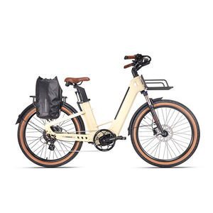 Vélo électrique de ville à 7 vitesses avec moteur sans balais 48V 250W, batterie au lithium 9,6Ah, cadre en carbone T800, normes américaines - Product Image 1