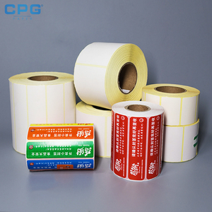 Custom Size 50x25mm Direct Thermal Labels Reliable Scanning Product Packaging Barcode Label <b>Rolls</b> - Product Image 1