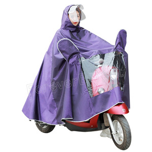 Su misura outdoor ciclismo poliestere impermeabile pioggia poncho pioggia capo - Product Image 4
