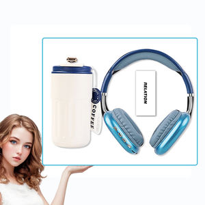 Custom Logo Christmas Gift Set Box 2-in-1 Business Corporate Office Insulated 450ml Coffee <b>Cup</b> Cervical Vertebrae Gift Sets - Product Image 1