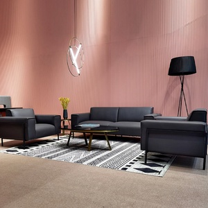 Canapé modulaire sectionnel en cuir moderne pour hôtel, bureau et salon - Design Guangzhou Furniture - Product Image 6