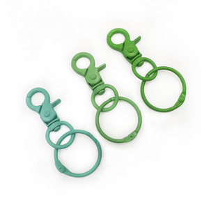 Anillas Redondas de Aleación de Zinc Coloridas con Gancho y Bucle para Joyería, Bolsos, Colgantes para Perros, Primavera 2023 - Product Image 2