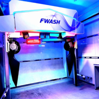 Équipement de station de lavage de voitures, machine de lavage automatique sans contact, structure stable pour un lavage commercial continu