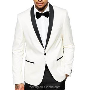 Fancy Abiti Da Sposa Uomini Equipaggiata <span class=keywords><strong>Blazer</strong></span> <span class=keywords><strong>Bianco</strong></span> - Product Image 1