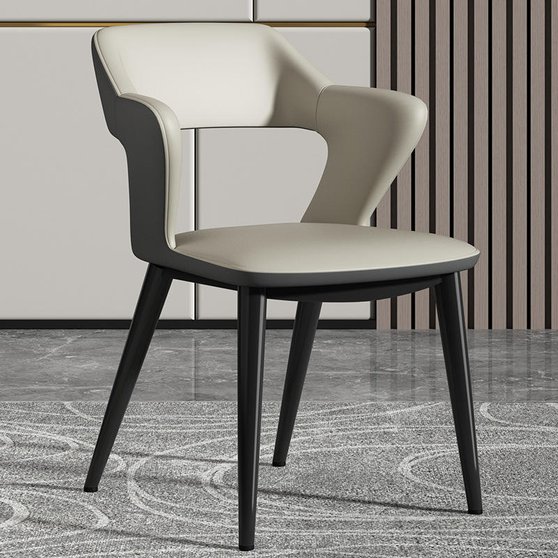 Nappa leather light gray