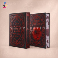 Livre de collection en édition spéciale avec couverture rigide personnalisée, bords peints et bords à motifs, impression de livres