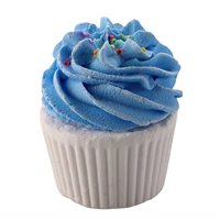 Coffret Cadeau de Bombes de Bain Effervescentes pour Cupcakes, Marque Privée, Douces pour les Enfants, Bombes de Bain Relaxantes pour Femmes