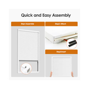 Stores cellulaires occultants sans cordon, haut et bas, pour fenêtres, couleur assortie, stores cellulaires occultants intégrés - Product Image 4