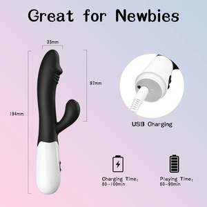 MELO-Patent G-Spot Dildo AV Vibrator Klitoris Stimulator USB wiederaufladbarer Massageapparat weibliche Masturbation Sexspielzeug für Damen erwachsene - Product Image 6