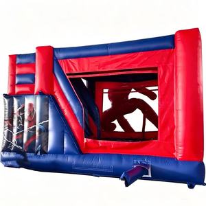 Castillo Inflable con Tobogán Temático de Spider-Man, Casa de Brinco Comercial de PVC para Niños, Ideal para Alquiler en Fiestas - Product Image 6