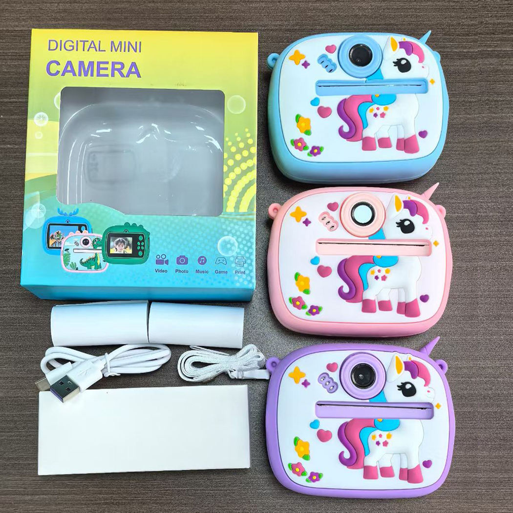 Cámara de unicornio rosa