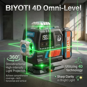 <span class=keywords><strong>Nivel</strong></span> Láser Verde 4D de 360° <span class=keywords><strong>con</strong></span> Rotación de 360° y 16 Líneas, Herramienta de Marcado para Construcción Profesional en Exteriores, Batería de Litio de Precisión - Product Image 5