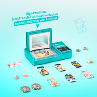 Imprimante à sublimation 3D TuoLi pour petites entreprises et usage domestique, machine de transfert thermique sous vide pour coques de téléphone vierges, impression de coques de téléphone portable