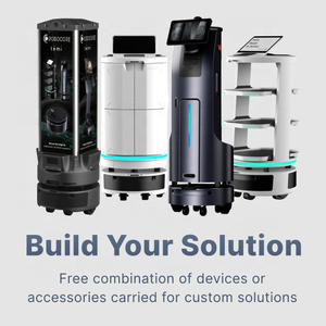 <span class=keywords><strong>Robot</strong></span> Serveur Personnalisé pour Centre Commercial, Hôtel, Restaurant - Livraison de Repas et Aliments - Châssis Commercial - <span class=keywords><strong>Robot</strong></span> Temi ROBOX avec Navigation - Product Image 5