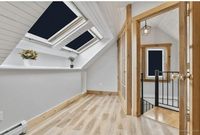 Store occultant 100 % pour lucarne Sweethome, sans perçage, protection solaire, avec ventouses pour fenêtres Velux
