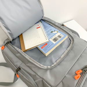 Sac à dos d'école Oxford imperméable de 15,6 pouces pour jeunes universitaires, grande capacité, pour loisirs en extérieur, pour ordinateur portable - Vente en gros - Product Image 6