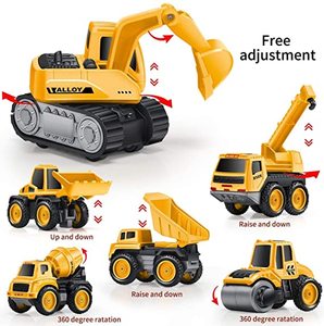 Camions de <span class=keywords><strong>chantier</strong></span> jouets, véhicules de <span class=keywords><strong>chantier</strong></span>, site de construction pour enfants, jouets d'ingénierie, voitures, ensemble de jeu pour garçons, bac à sable, camion <span class=keywords><strong>jouet</strong></span> <span class=keywords><strong>en</strong></span> métal - Product Image 5