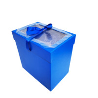 Caja de Exhibición Portátil Multicapa con Logotipo Personalizado para Pasteles y Postres, con Asa, para Sushi y Cupcakes
