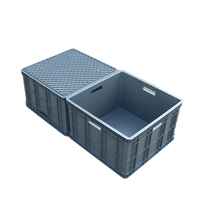 Caisse de transport en PP empilable et recyclable pour fruits et légumes, stockage écologique