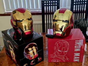 Masque électronique <span class=keywords><strong>Iron</strong></span> <span class=keywords><strong>Man</strong></span> 2026 UK Mk5 Jarvis avec commandes vocales, fonctionnel, Autoking, <span class=keywords><strong>Casque</strong></span> <span class=keywords><strong>Iron</strong></span> <span class=keywords><strong>Man</strong></span> - Product Image 6