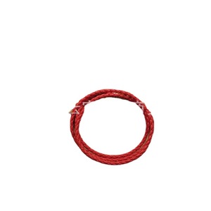 Three Layer Braided Leather Cord <b>Bracelet</b> 3mm Unisex Gift Jewelry Yiwu Origin Geometric Design - Product Image 1