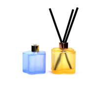 Flacon de parfum en verre hexagonal au design unique, diffuseur à bâtonnets rechargeable, emballage de luxe pour parfums