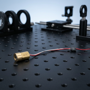 Módulo de Diodo Láser OEM de 635nm Clase 1 (<0.4mW), Módulo Láser Rojo para Suelo, Módulo de Posicionamiento Láser Industrial con Doble Superficie Plana - Product Image 4