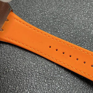 Reloj Mecánico Personalizado para Hombre, con Correa de Cuero Naranja, de Alta Gama, Automático, Nuevo - Product Image 6