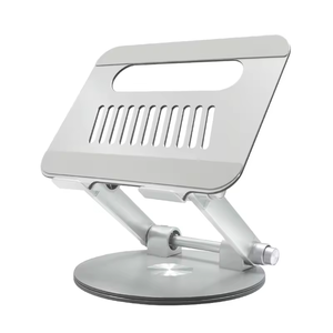 Support d'ordinateur <span class=keywords><strong>portable</strong></span> en aluminium rotatif réglable à 360 ° pour tablette Macbook Air Xiaomi Dell HP Lenovo <span class=keywords><strong>PC</strong></span> - Product Image 1