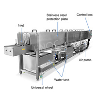 Ligne de lavage de canettes recyclées HNOC Machine de pasteurisation Stérilisation et séchage en continu des bocaux