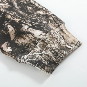 Felpa con Cappuccio Helobro Personalizzata con Stampa Digitale Camouflage Real Tree, 100% Cotone Pesante per Caccia, Pullover per <span class=keywords><strong>Uomo</strong></span> - Product Image 6