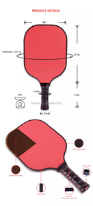 KuangFeng Forma Fibra de Carbono Pickleball Paddle Wall Mount Playa <span class=keywords><strong>Padel</strong></span> Bats Pelotas De <span class=keywords><strong>Padel</strong></span> Fabricantes - Product Image 4