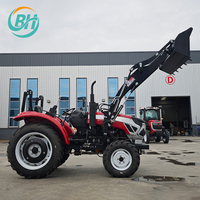 Livraison gratuite, tracteur agricole compact, mini, petit, 4x4, 4 roues motrices, 70 ch, 90 ch, 100 ch, 120 ch, 140 ch, avec chargeur frontal