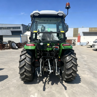 Tracteur agricole 4x4 avec chargeur frontal, cabine, certifié CE COC, machines agricoles pour le marché européen
