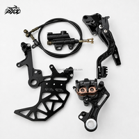 Kit de frein arrière en aluminium CNC 7075 avec support double étrier pour moto électrique Surron Ultra Bee, pièces de mise à niveau pour la course et les cascades