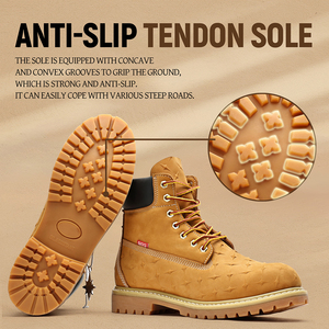 Bottes de sécurité pour hommes de haute qualité, imperméables, antidérapantes, anti-perforation, chaussures de travail de construction, fabricants de bottes de sécurité pour travaux au sol - Product Image 4