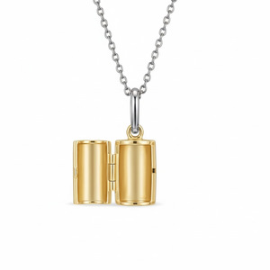 Collar con Colgante de Cilindro de Lujo, Delicado y Pequeño, Joyería de Regalo Única para Mamá - Product Image 5