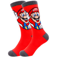Chaussettes de sport amusantes en coton de haute qualité pour hommes, chaussettes de skate d'hiver à la mode, chaussettes à motifs de bande dessinée