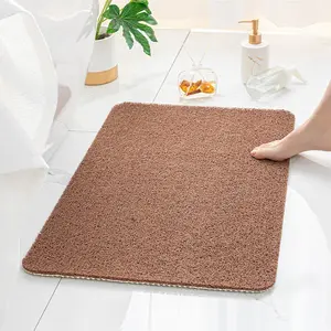 Tapis en caoutchouc de Coco à dos en pvc 40x60 cm, plusieurs modèles de couleurs et de motifs, paillassons en Coco, offre spéciale