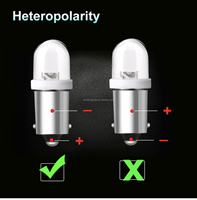 T3-1/4 LED ampoule de voiture T3-1/4 LED camion lumière pistolet BA9S LED signal lumière ampoule T3-1/4 flipper Led ampoule