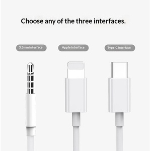Écouteurs intra-auriculaires filaires à réduction de bruit pour iPhone X, interface Type-C, trou rond pour Vivo, pour Oppo, écouteurs avec cordon de 1,2 m - Product Image 4