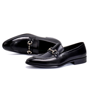 Chaussures en cuir décontractées, chaussures habillées décontractées pour hommes, mocassins en cuir véritable à bout pointu pour hommes, chaussures pour hommes fabriquées à la main - Product Image 4