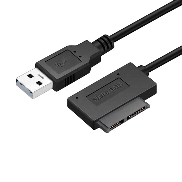 Factory Wholesale USB to SATA 2.0 Drive Converter Cable Easy Access SATA Adapter 6+7P Connector USB Adapter Cable Accessory