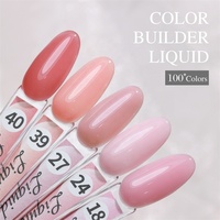 Nouvelle extension vernis à ongles Gel en bouteille 15ml brocart paillettes couleur rose liquide construction Gel vernis à ongles