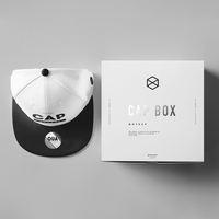 Casquette de baseball pliable personnalisée Boîte d'emballage Boite a Casquette Boîte d'emballage en carton personnalisé pour casquettes de baseball