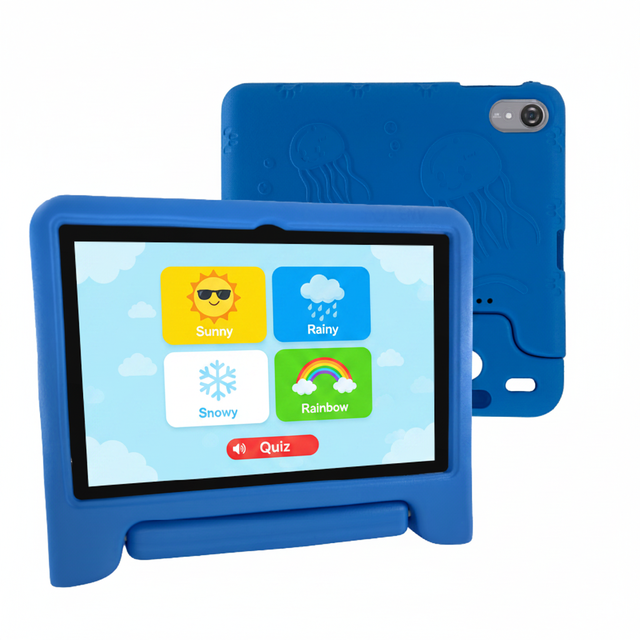 10.1 Inch Educational Tablet 4GB+128GB Octa Core WiFi 6 HD IPS Display Metal Case Android Tablet PC for Kids Home Online