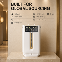 Fournisseur qualifié – Bouilloire électrique à ébullition rapide 5,0 L, corps carré blanc moderne, pour salon de beauté, lounge, bar