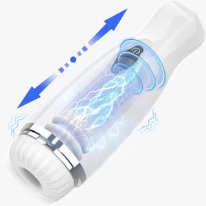 Elektrischer Schub-Masturbation becher mit Saug-Vibrations modus Männliches Sexspielzeug Auto Stroker Pocket Pussy für Männer Adult Product - Product Image 1